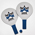 blue handles/ball